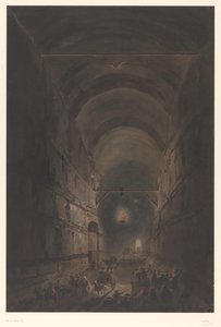 Grotte af Posillipo Posillipo-grotten ved Neapel af Francesco Piranesi