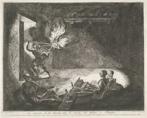 Soldatenkazerne te Pompei Antiquities of Magna Graecia (serietitel) af Francesco Piranesi