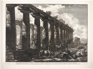 Athenas tempel i Paestum Tempel af Juno