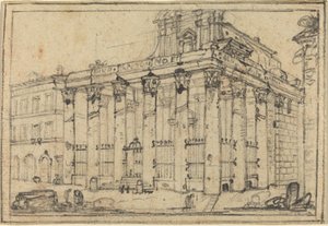 Antoninus og Faustinas tempel af Francesco Piranesi
