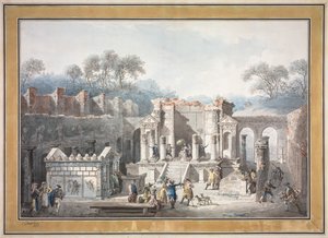 Isis-templet i Pompeji, 1788.