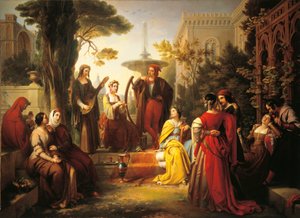 Italien, Treviso, Decamerons historiefortællere