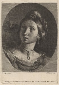 Leder af en ung kvinde af Francesco Polanzani after Carlo Cignani