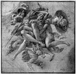 Design til Ulysses Gallery, Fontainebleau, c1540