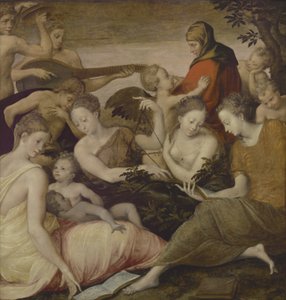 Musikkunsten, c.1565 af Francesco Primaticcio