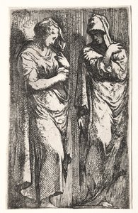 To romerske kvinder af Francesco Primaticcio