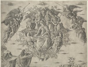Jomfruens antagelse, ca. 1495.