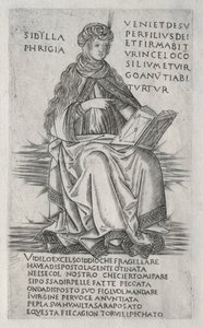 Sibyllerne: Den frygiske sibylle, ca. 1470-1480.
