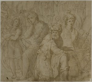 Del af The Truimph and Exploits of Furius Camillus af Francesco Salviati