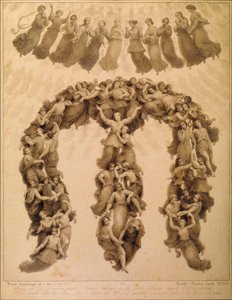 Illustration to the Divine Comedy by Dante Alighieri Paradiso canto XVIIIdani af Francesco Scaramuzza