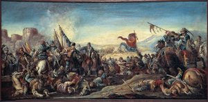Veneto-østrik-osmanniske krig (tredje østrig-osmanniske krig eller syvende Venedig-osmanniske krig) "" Kamp mellem venitianere og tyrkere på Korfu, Grækenland