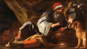 Vinterens allegori af Francesco Solimena