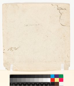 Tegning på bagsiden af papiret (verso), før 1747 (grafit på papir) [se 5938251] af Francesco Solimena