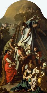 Nedstigningen fra korset, 1729 af Francesco Solimena