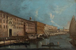 Francesco Tironi Udsigt over Markusbassinet i Venedig