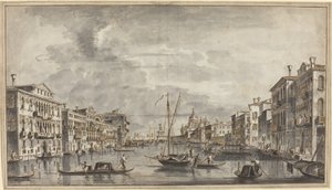 Canal Grande, der ser mod salutten og doganaen