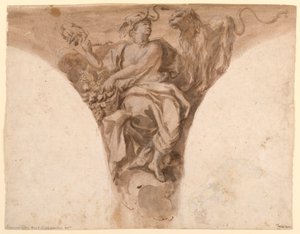Afrika, Design for en Pendentive i dåbshallen i St. Peter