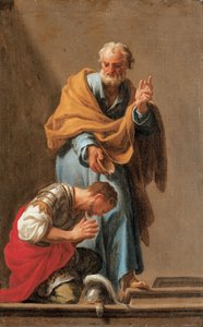 Sankt Peter døber centurionen Cornelius