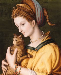 Lady With A Cat, ca. 1525-30