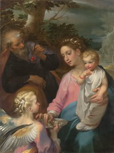 The Rest on the Flight into Egypt, ca. 1569 (olie på lærred)