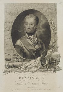 Portræt af grev Levin Leonty August Theophil von Bennigsen 1745-1826, 1807