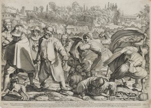 Il Bruttobuono (Gadekampen) af Francesco Villamena