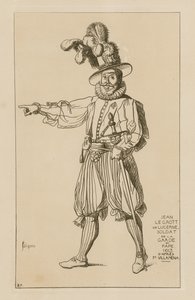 Jean le Grott af Luzern, pavens garde, 1613