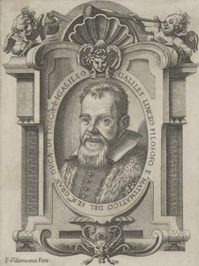 Portræt af Galileo Galilei, 1613. af Francesco Villamena