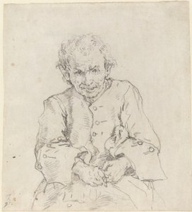 Siddende Bonde af Francesco Zuccarelli