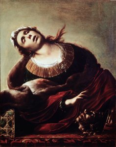 Herodiade med Johannes Døberens hoved Salome overrakte Johannes Døberens hoved til sin mor Herodiade, repræsenteret i ekstase. Maleri af Francesco Cairo (1607-1665) Pinacoteca civica fra det 17. århundrede, Vicenza