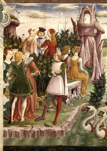 Allegori af april: Venus triumf, 1468-1470.