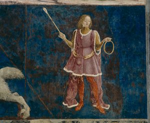 En af de tre dekaner, der fører tilsyn med marts måned, Il Salone dei Mesi, 1470-99 af Francesco del Cossa