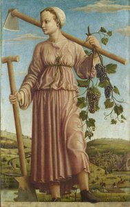 The Muse Polyhymnia, ca 1459. af Francesco del Cossa