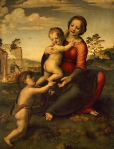 Vor Frue af brønden, omkring 1517, af Franciabigio (1482-1525), tempera på træ