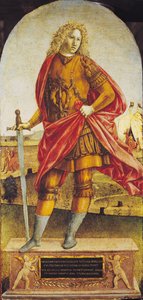 Publius Scipio Africanus (ca. 235-183 f.Kr.) (olie på panel)