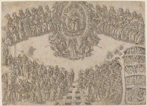Den sidste dom af Francesco di Lorenzo Rosselli after Fra Angelico