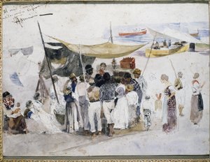 Historiefortælleren af Francesco Marino (1892-1954). Italien af Francesco di Marino
