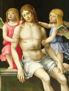 Deposition (Dead Christ between to Angels), ca. 1490 (olie på panel)
