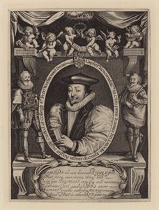 John Williams, biskop af Lincoln, senere ærkebiskop af York, c1621 (gravering) af Francis (after) Delaram