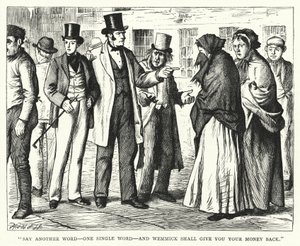Illustration til store forventninger af Charles Dickens (gravering)