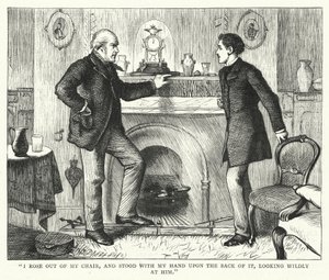Illustration til store forventninger af Charles Dickens (gravering)