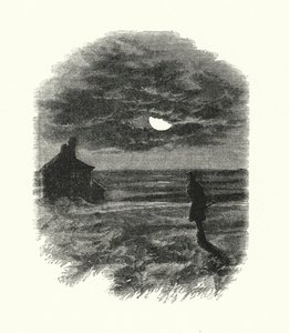 Illustration til store forventninger af Charles Dickens (gravering) af Francis Arthur Fraser