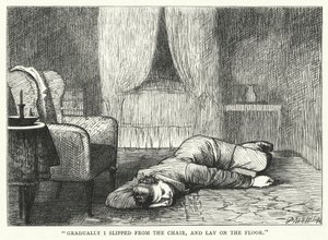 Illustration til store forventninger af Charles Dickens (gravering) af Francis Arthur Fraser