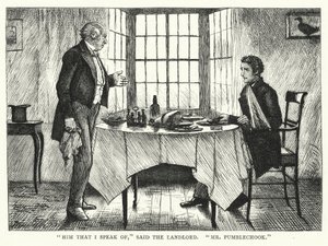 Illustration til Great Expectations af Charles Dickens (gravering)