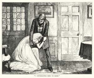 Illustration til store forventninger af Charles Dickens (gravering)