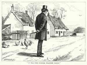 Illustration til store forventninger af Charles Dickens (gravering)