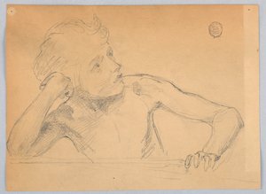 Figurstudie af Francis Augustus Lathrop