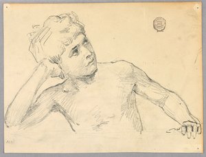 Figurstudie af Francis Augustus Lathrop