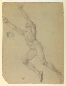 Figurstudie for Diana og hendes ledsagere blandt konstellationerne af Francis Augustus Lathrop
