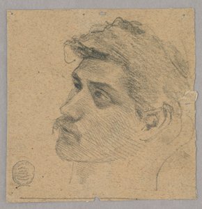 Hoved af en mand af Francis Augustus Lathrop